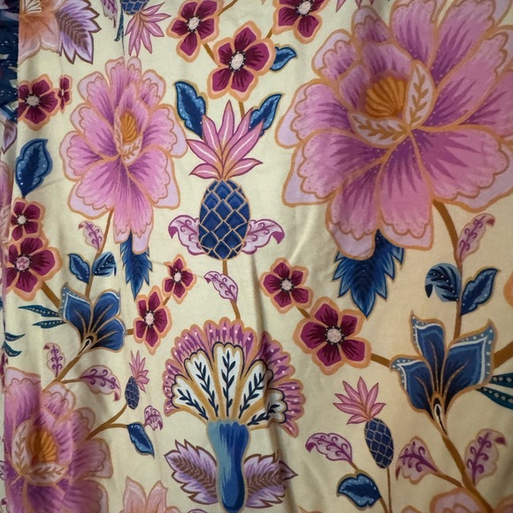 Farm Rio Cream Superbloom Tapestry Organic Cotton Romper - Picture 10 of 11